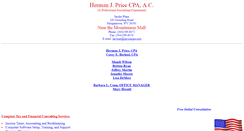 Desktop Screenshot of hpricecpa.com